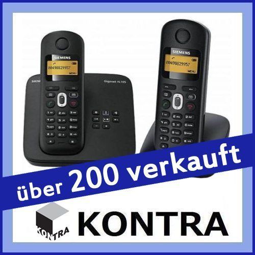 SIEMENS GIGASET AL185 DUO TELEFON SCHNURLOS AL 185