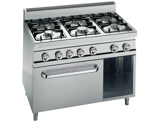 GHB179E+EB4U] Gas Herd /70cm 19,8kw+ Heißlufofen 3,5kw Backofen