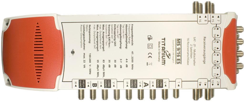 Produktbeschreibung Smart 9/16 MS9 16ES Energiespar Multischalter