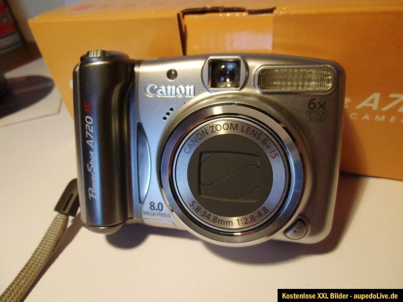 Canon PowerShot A720 IS 8.0 MP Digitalkamera   Silber