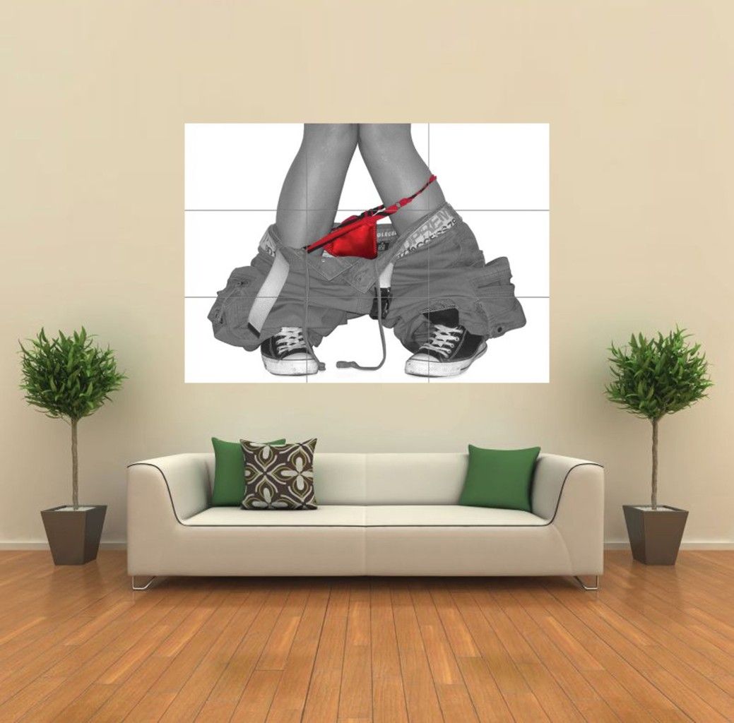 SEXY EROTIC PANTS GIRL PLAKAT KUNST NEU GIANT PRINT PICTURE POSTER