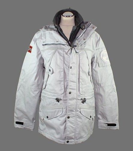 Napapijri Herren Winterjacke Winter Jacke Parka Avic grau Gr. L