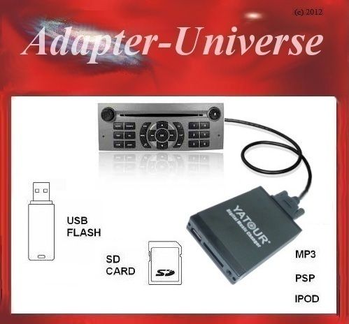 Peugeot 207 307 +CC Citroen RD4 DMC USB SD AUX Adapter Interface 