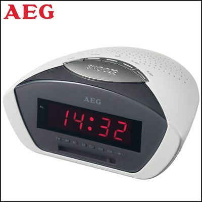 AEG Radiowecker MRC 4116 weiß Wecker Radio digital