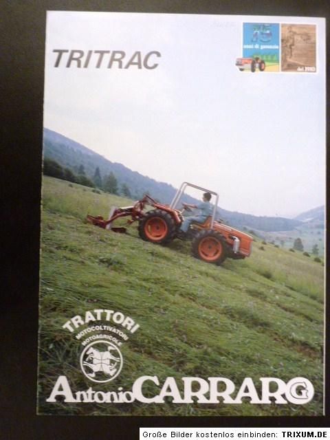 CARRARO Allradschlepper Tritrac 4X4, Modelle 7000 4800 4000 Prospekt 8