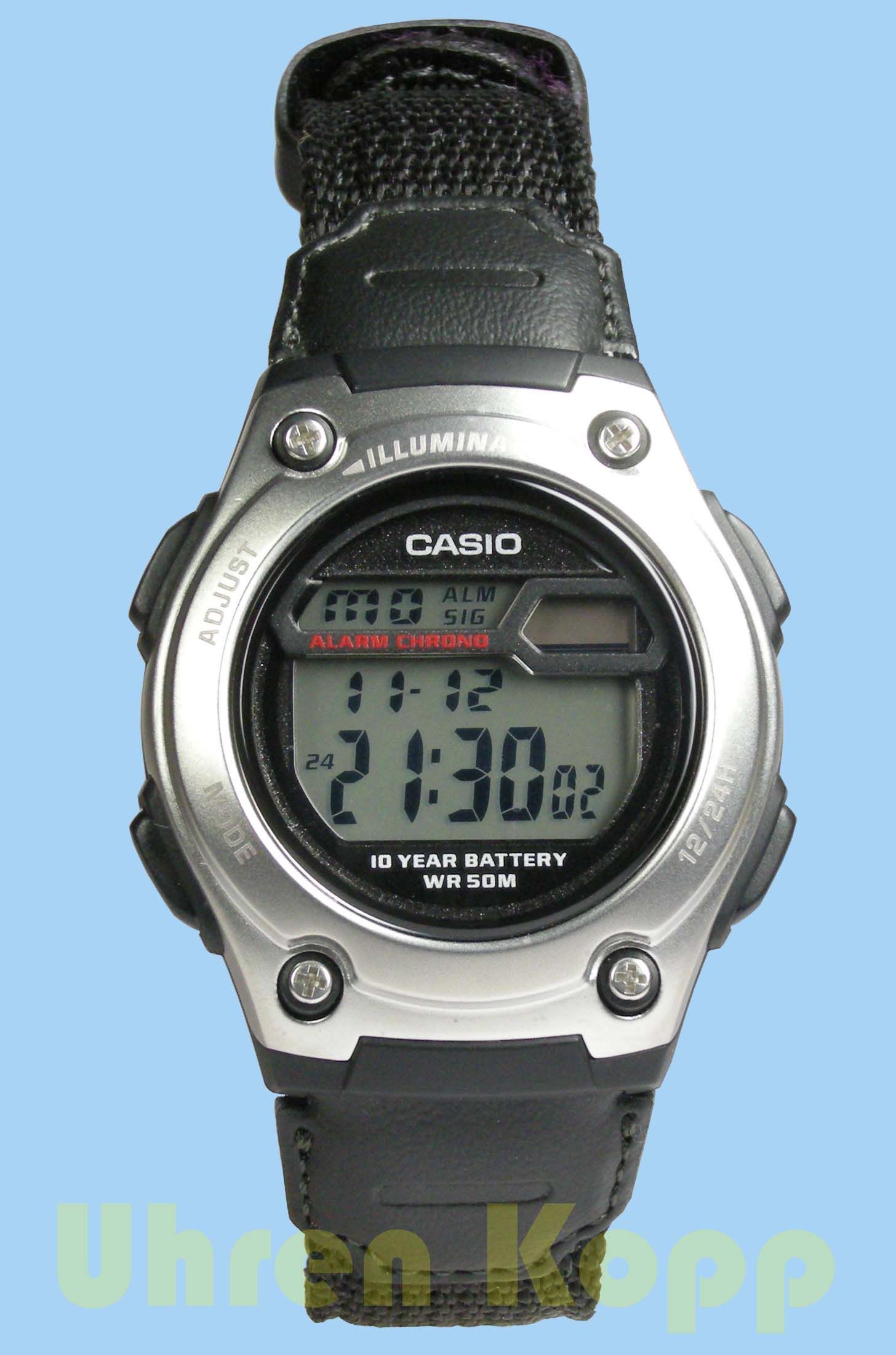 Casio Digitaluhr W 211B 1AVES NEU