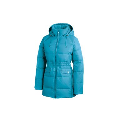 LANDS END Damen Daunen Parka Winterparka Winterjacke Jacke blau