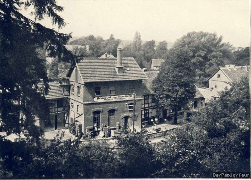 Brauerei Adenberg Oker Harz Wagenführer Reklame 1926