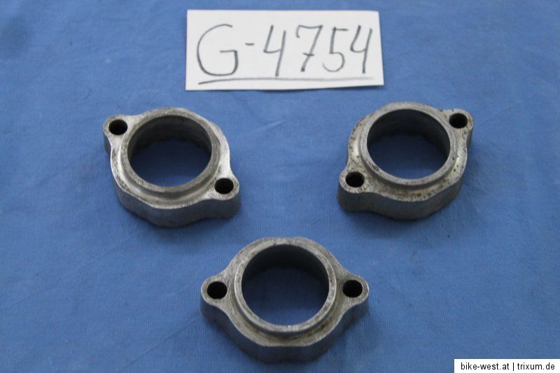 Kawasaki KH250, S1C, Mach I, Halter Auspuffkrümmer, exhaust nuts