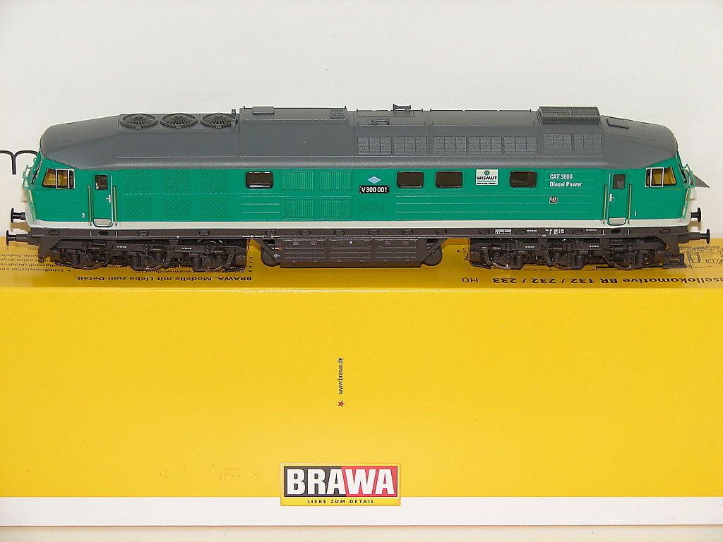 Brawa HO 41404 Diesellok Br. 232 Wismut AG DC +Fabrikneu+