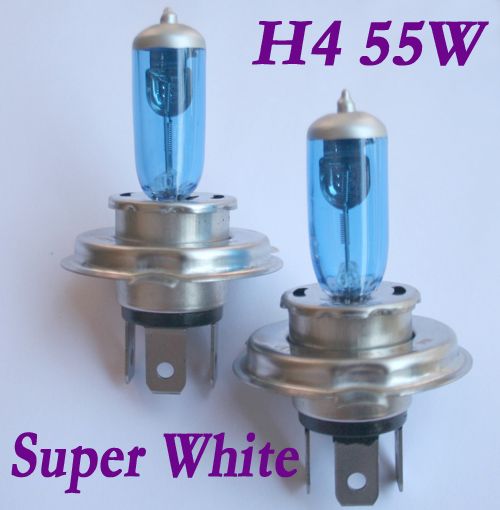 H4 Halogen Birnen Lampen Leuchtmittel 12V/55W Weiß