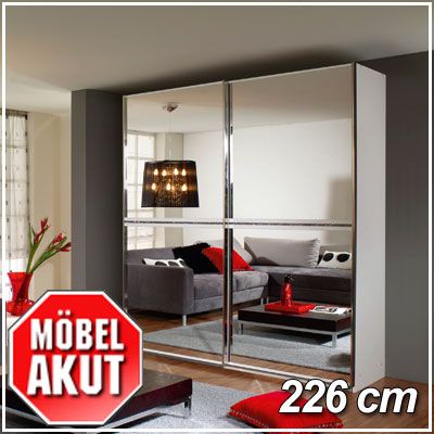 TROPHY, KLEIDERSCHRANK MIT SPIEGEL + STRASS B 226