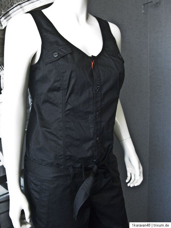 ESPRIT OVERALL JUMPSUIT GR.42 SCHWARZ