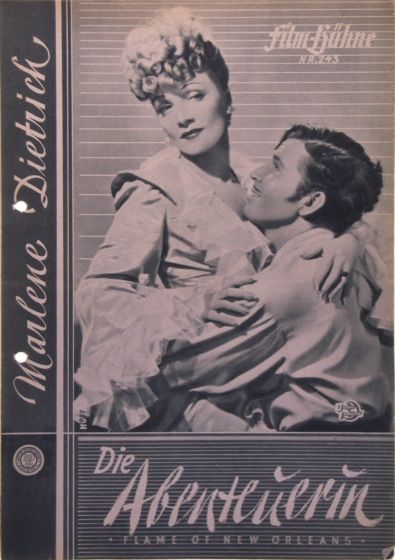 IFB 243DIE ABENTEUERIN*MARLENE DIETRICH*FILMPROGRAMM