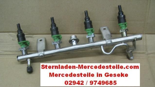 MERCEDES M271 W203 C200 KOMPRESSOR EINSPRITZDÜSEN LEISTE 2710780549