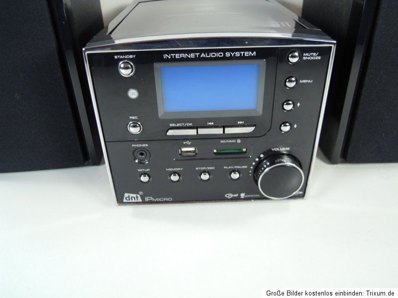 dnt IPmicro Musikanlage (Internetradio/CD//USB/SD) USB defekt