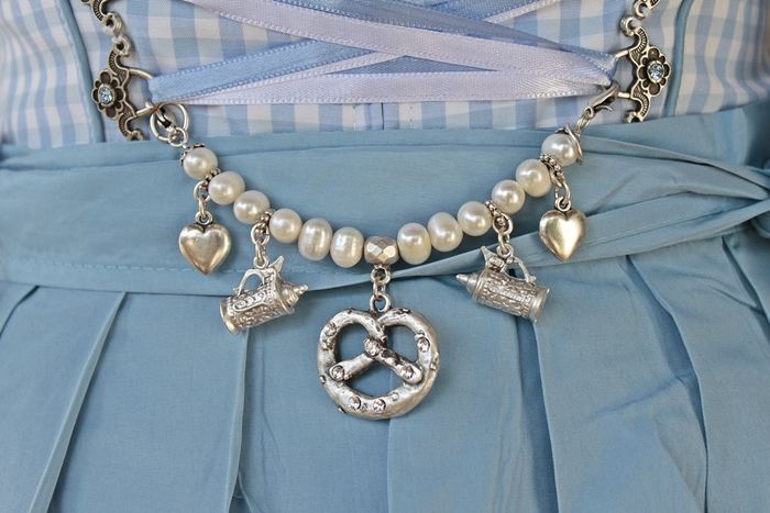 TRAUMHAFTES PERLEN CHARIVARI TRACHTENSCHMUCK FÜR DIRNDL