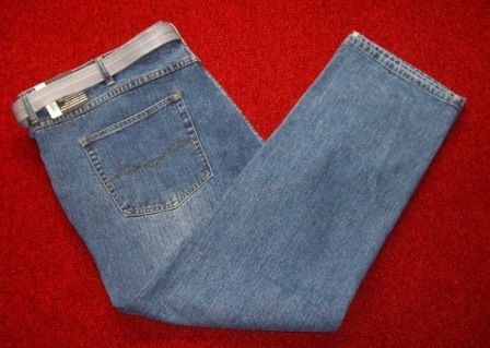 Übergröße Jeans Hose Chicago mit Gürtel Neu