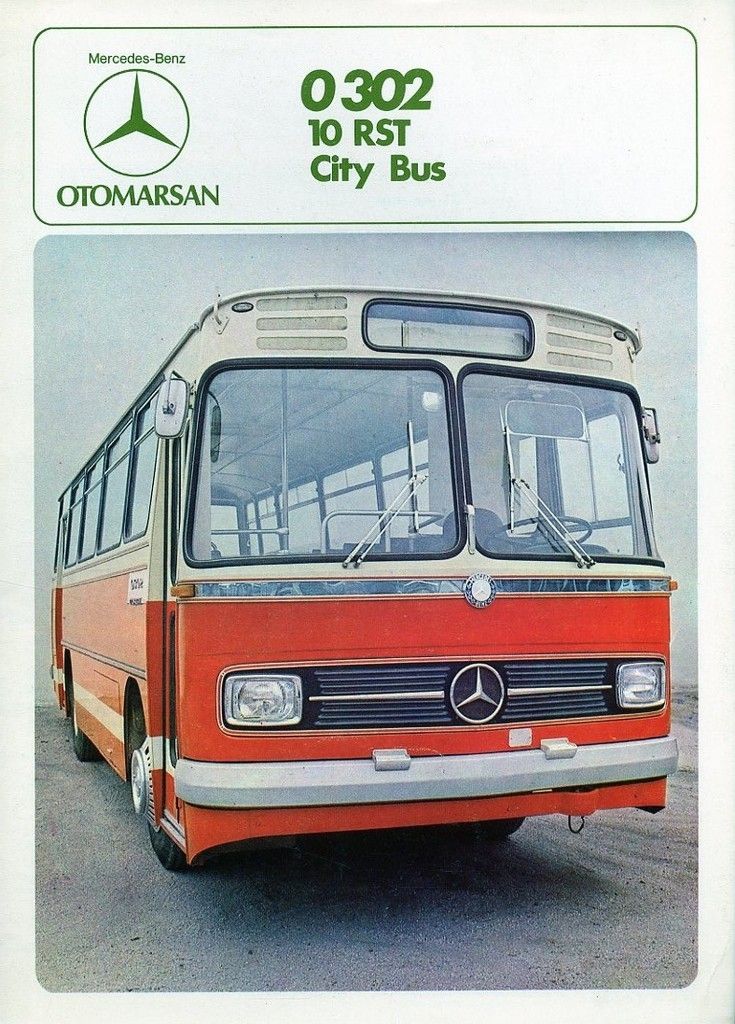 196? MERCEDES BENZ OTOMARSAN O 302 10 RST CITI BUS