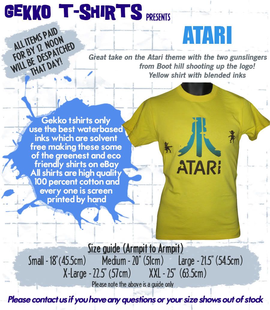 ATARI 2600 RETRO T SHIRT GAMING CULT 70S 80S ARCADE