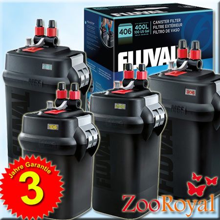 Fluval 106, 206, 306, 406 Aquarium Mehrstufen Außenfilter vorher