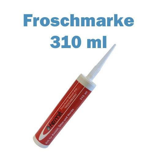 12,74EUR/1l) Kesselkitt feuerfest   310ml Kartusche Dichtungskitt