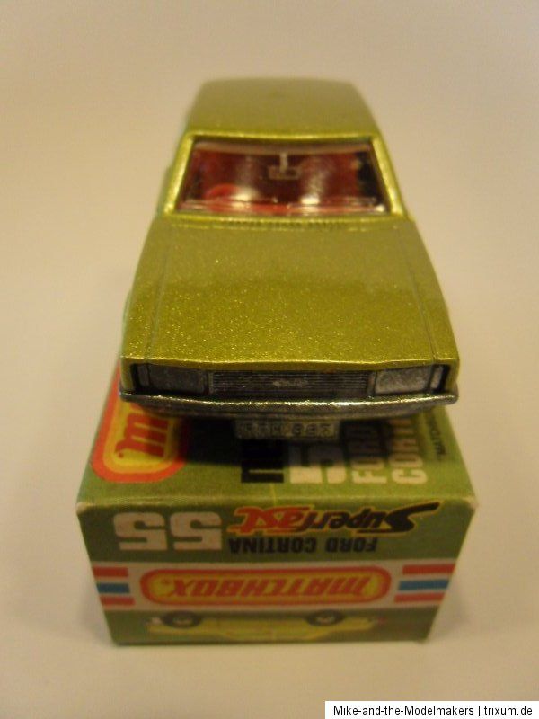 Matchbox ★ Superfast ★ # 55 FORD CORTINA / VITRINENMODELL