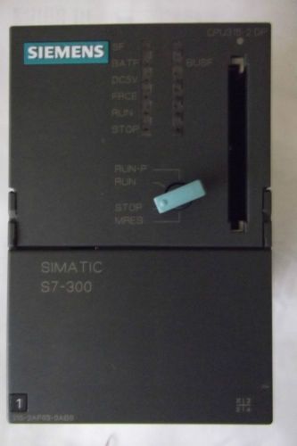 SIEMENS Steuerung CPU 315 2DP,6ES7 315 6ES7 315 2AF03 0AB0,E St1,war