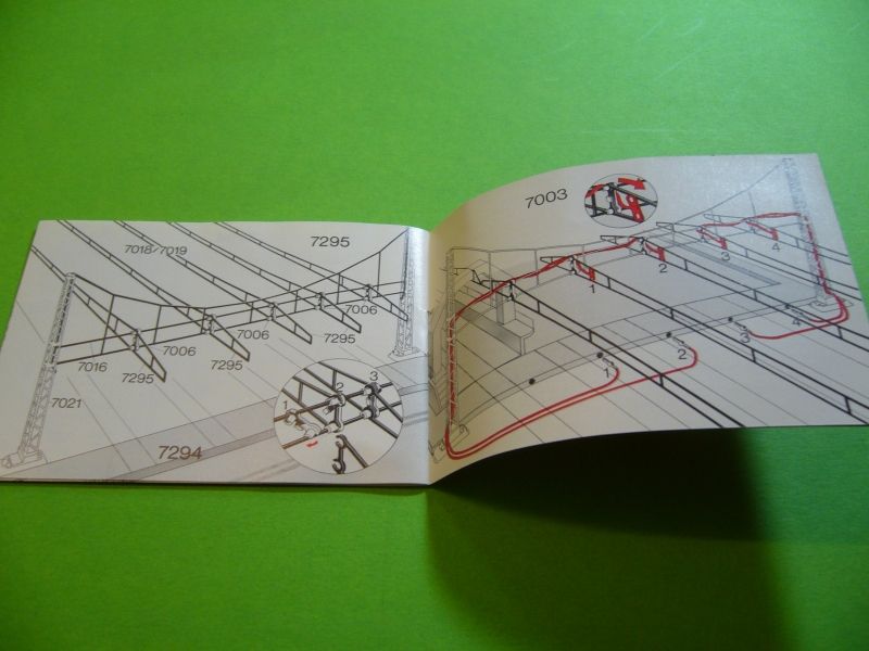 111K01 MÄRKLIN 7294 7295 Schiebebühne Anleitung 1979