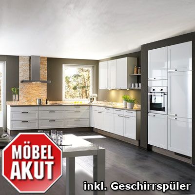 NOBILIA EINBAUKÜCHE, L KÜCHE INKL. E GERÄTE & GESCHIRRSPÜLER, NEU