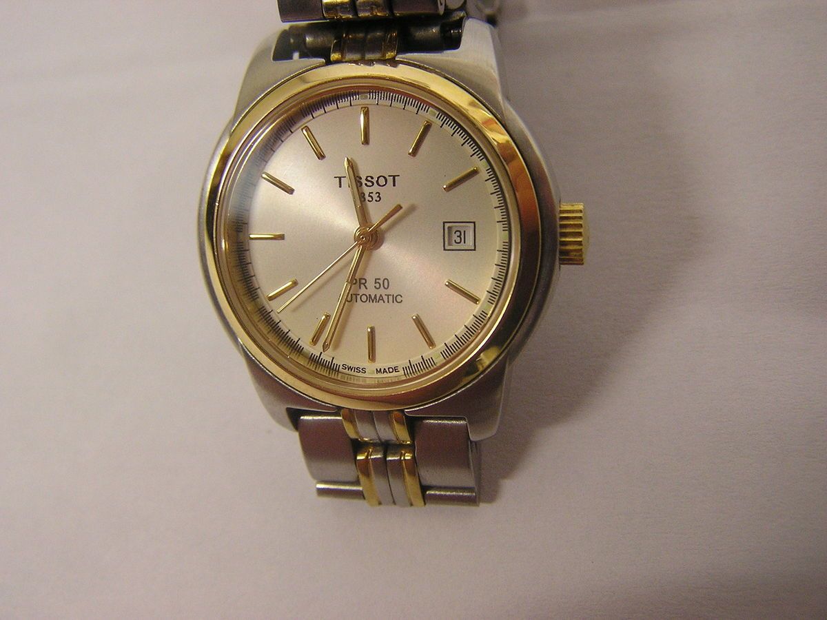 Tissot 1853 PR 50 Automatic Sekundenstopp J334 434K Damenuhr