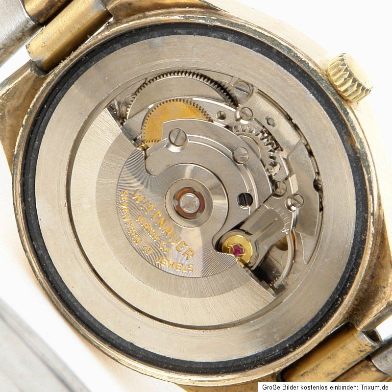 WITTNAUER Watch Automatic HAU, C11AE, schwarzes Zifferblatt