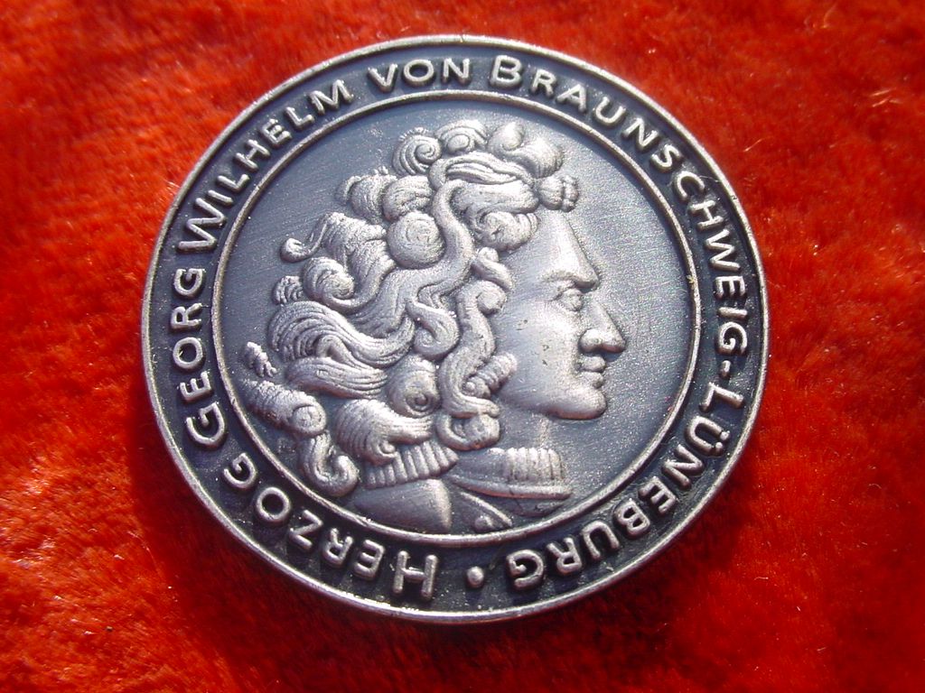 RAR Medaille 325 WILHELMSBURG 1672 1997 JUBILÄUMSTALER BRAUNSCHWEIG