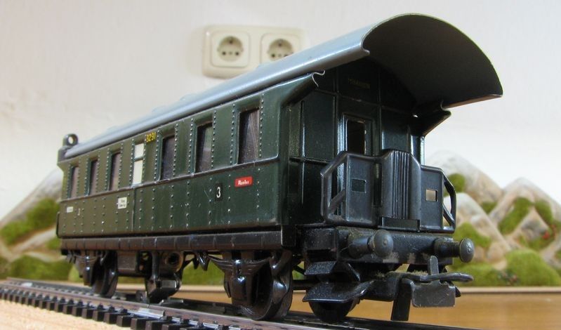 MÄRKLIN 4002 329/1 Personenwaggon beleuchtet 1955 OVP