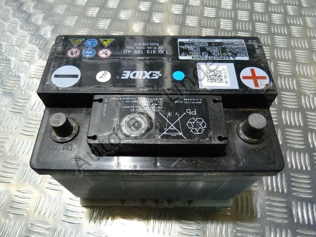 VW AUDI Autobatterie Batterie 12V 61Ah 330A 1J0915105AD