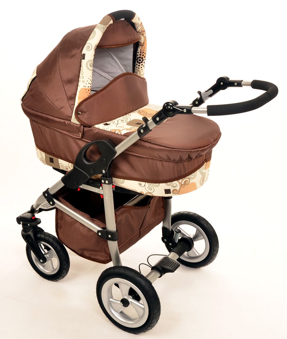 TOP KOMBIKINDERWAGEN 3in1+Babyschale/Autositz +Babywanne +Sportsitz