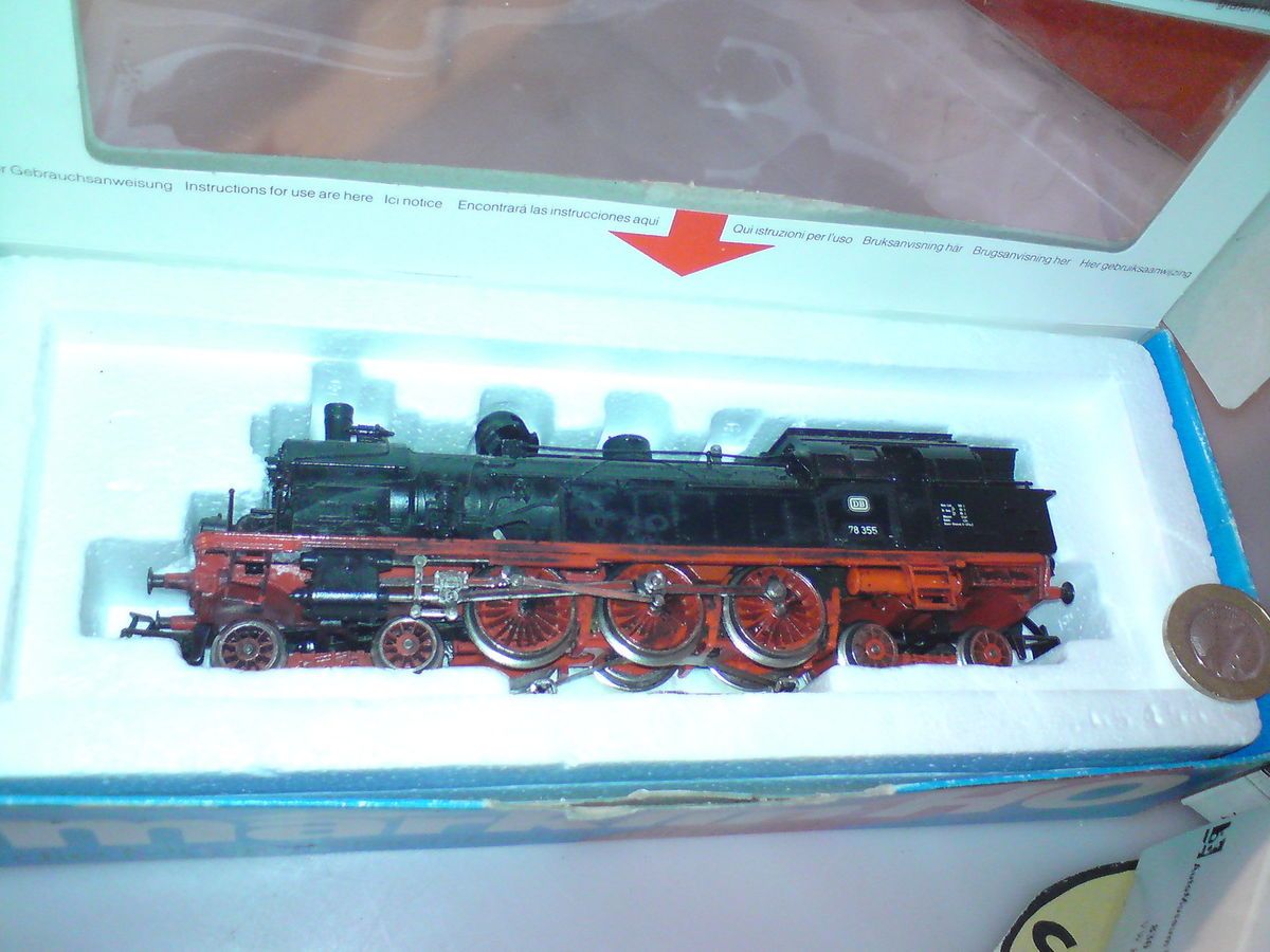 maerklin 3106 BR 078 355 WECHSELSTROM DAMPFLOK TENDERLOK wenig