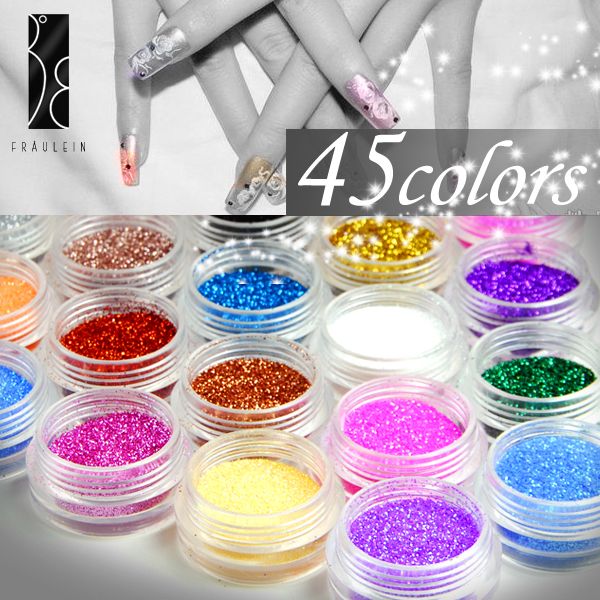 45 GLIMMER PUDER GLITTERSTAUB GLITZERPUDER Glitter SET