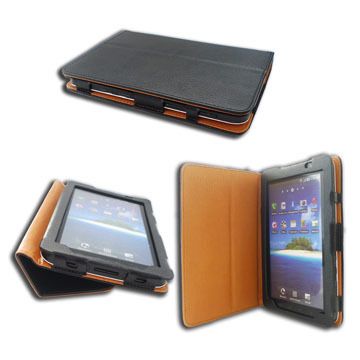 Samsung Galaxy Tab P1000 Leder Tasche FarbeBraun