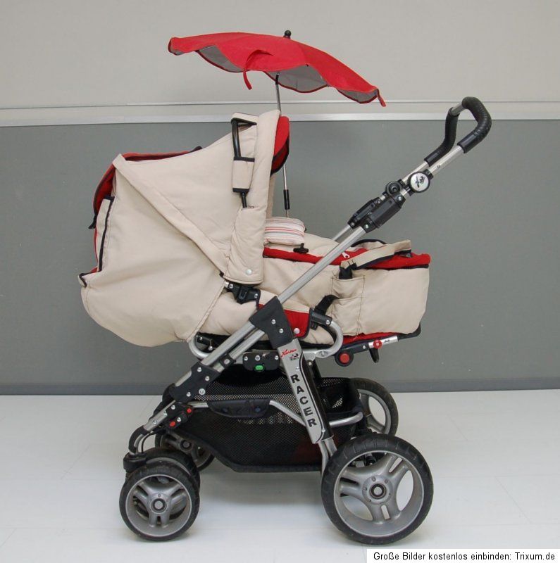 Hartan Racer S mit Zubehör Kombikinderwagen Kinderwagen