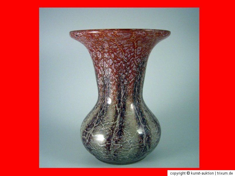 seltene alte WMF Ikora Vase Glas 20er/30er Jahre Glasvase Art Deco
