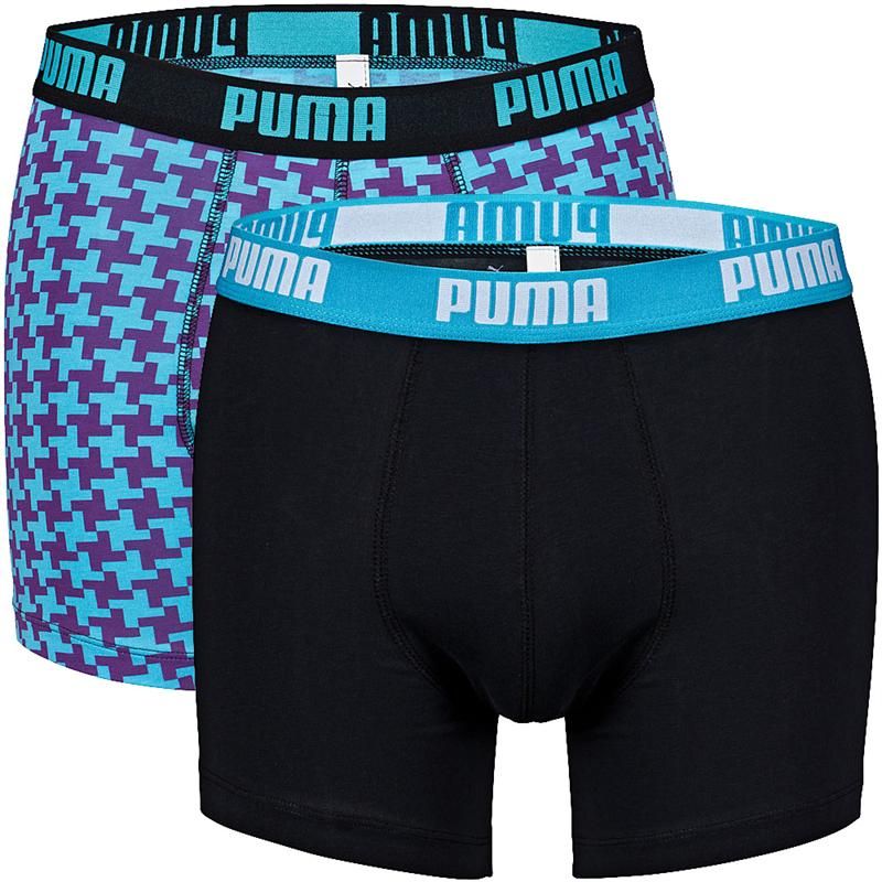 PUMA 2er Pack Pied de Poule Boxershorts Boxer S M L XL NEU