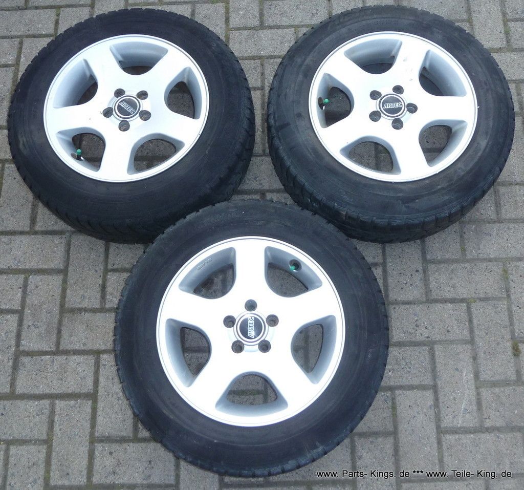 VW Golf IV 4 (1J1) Kompletträder Alufelgen 7Jx15H2 ET40 195/65R15 91T