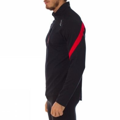 Saucony Optimal Fitted Sportop [L] Schwarz Rot Pullover Herren Laufen