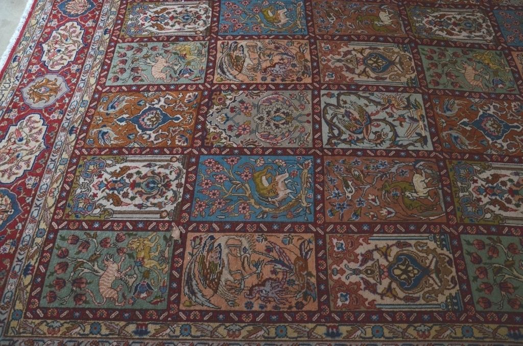 Perserteppich Tabriz Extra gross und fein 393x298 cm echte Handarbeit