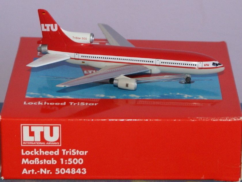 Herpa 504843 Lockheed L 1011 385 3 500 LTU 1st version