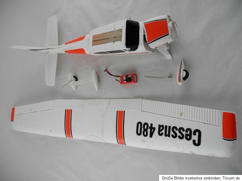 Elektro Flugmodell Cessna RtF 2,4GHz brushless RC Segler Flugzeug