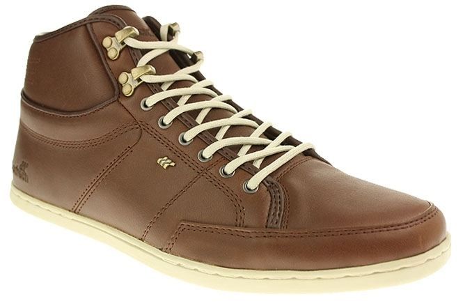 Boxfresh SWAPP TARTAN LEA CORSICA   Herren Schuhe Sneaker   Dark Brown