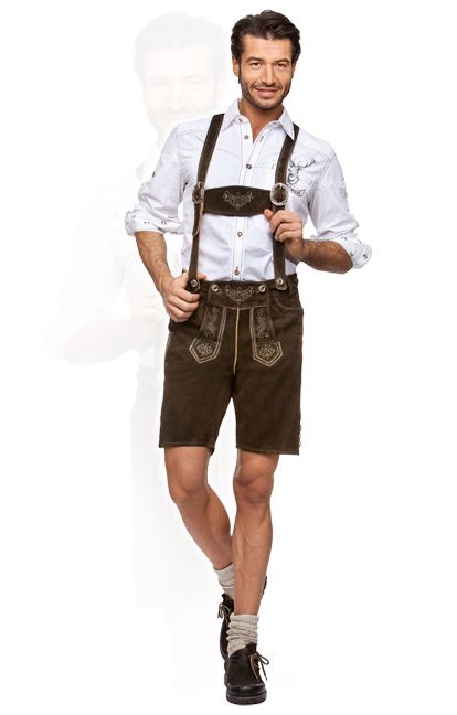 Stockerpoint TRACHTENLEDERHOSEN Beppo urig Wildbock H Träger