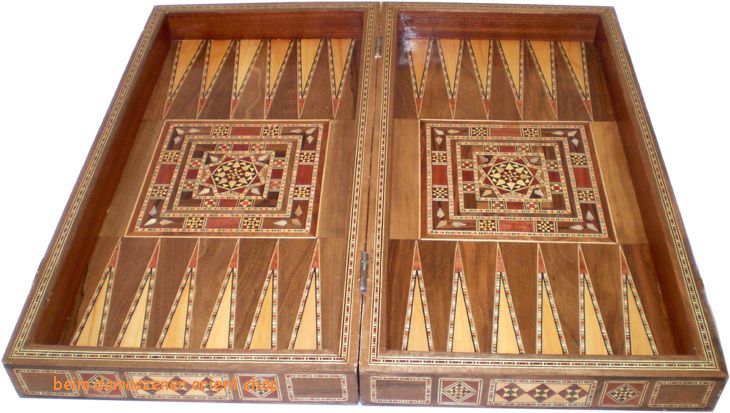 Rares Backgammonspiel Backgammon Schachspiel Tavli Holz Handarbeit 50